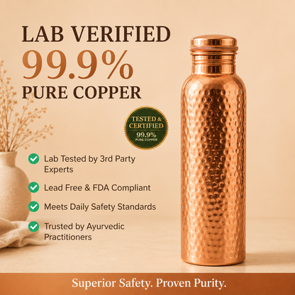 The Copper Wellness Pure Copper Bottle Limited Edition